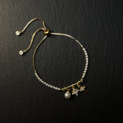 AvoStudio 复古手链-067 Cross Star闪耀三辉晨复古可调节手链