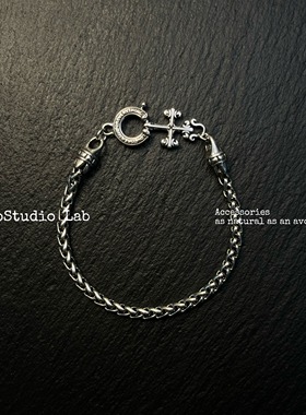 AvoStudio 原创复古十字架设计感简约男女小众设计高级感手链