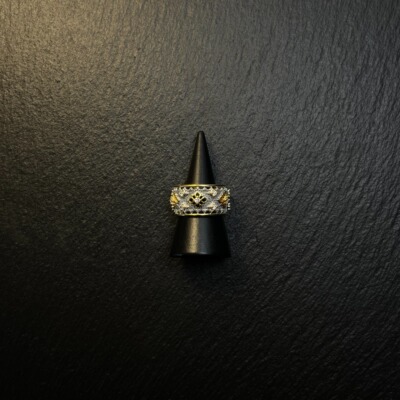 AvoStudio 复古戒指-010 Mandala 日轮曼陀戒女生复古可调节戒指