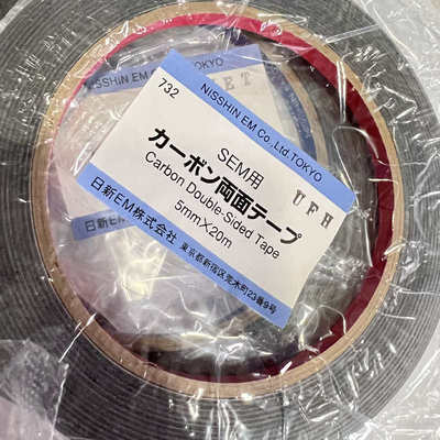 NEM实验室专用无纺布铝基底双面碳导电胶带SEM扫描电镜专用耗材