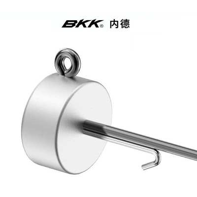 BKK铅头钩内德骁鼓圆形加强有无倒刺路亚钩软饵黑坑鳜鲈鱼钩