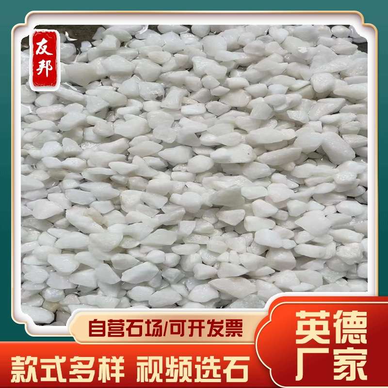 园林庭院枯山水造景白烁石图案石园艺盆栽室内造型石踏步搭配石米