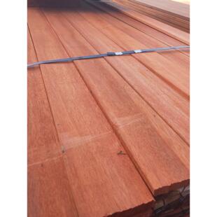 菠萝格栅板户外防腐木地板阳台板道路户外木条花园木广场巴尔沙木