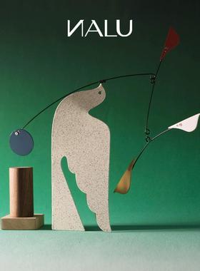 NALU那路飞鸟平衡摆件工艺品现代创意卧室客厅别墅样板房装饰品