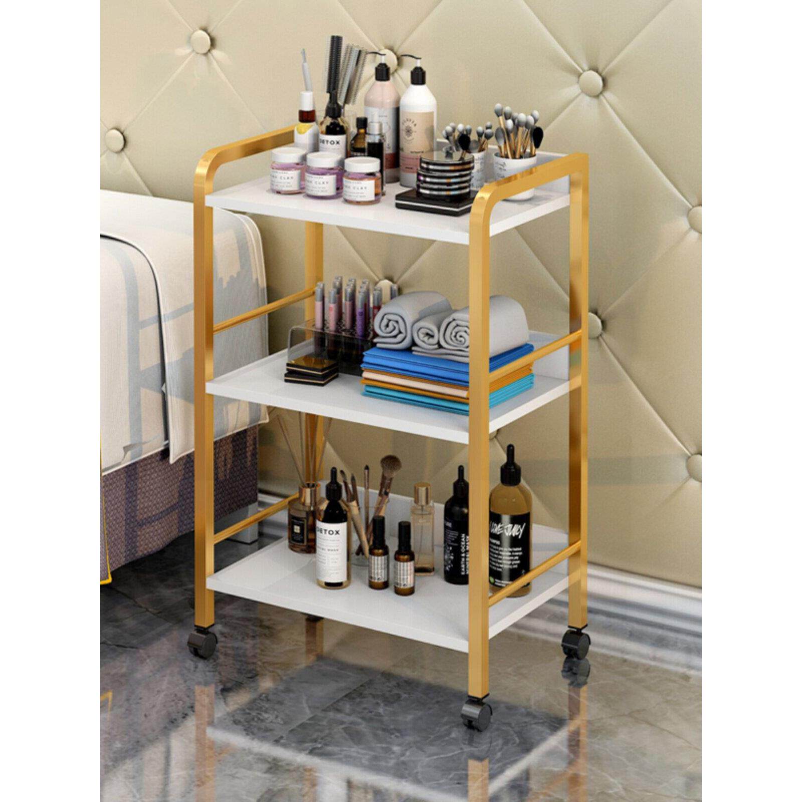 美容院专用推车收纳架美容仪器美甲收纳推车多功能可移动工具推车