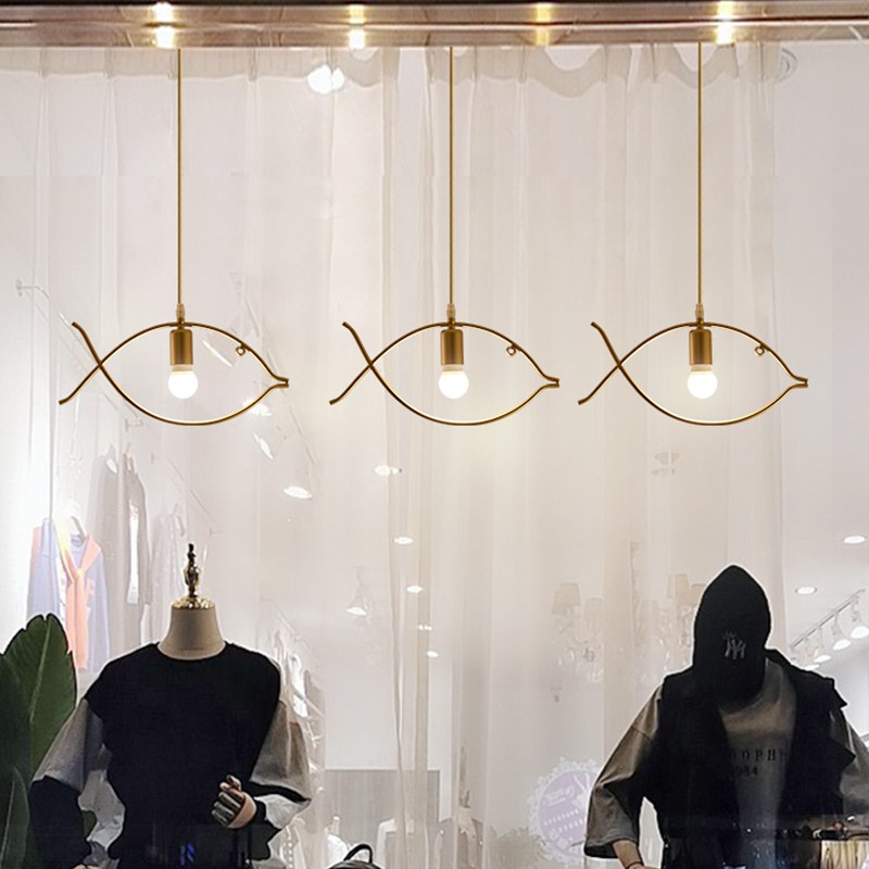 服装店橱窗吊灯装饰灯创意个性女装网红童装店铺收银台美甲轨道灯