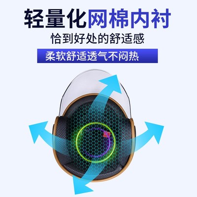 3C加大号头盔男士特大码70大头围电动车安全盔65XL宽秋冬保暖半盔