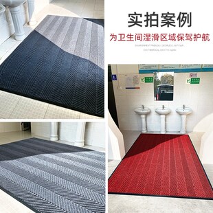 公共厕所防滑地垫卫生间门口吸水地F毯洗手间洗手池防溅水耐脏垫