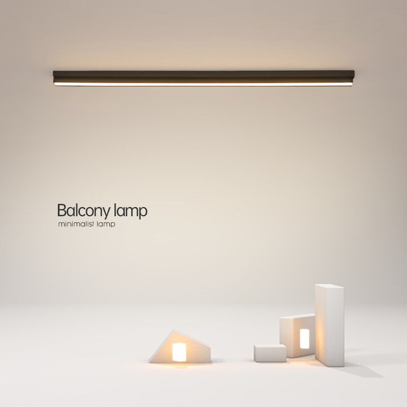 过道灯led吸h顶灯长方形走廊灯中山客厅灯简约现代卧室灯玄关灯具