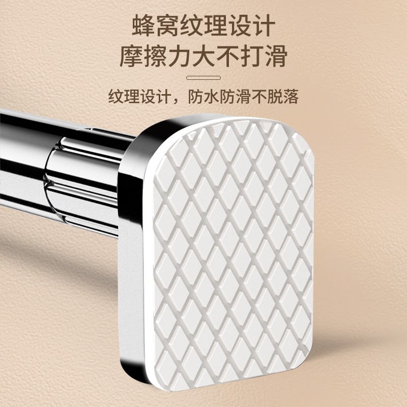 免打孔伸缩杆晾衣杆阳台晾衣架支撑挂衣杆窗帘杆卫生间升缩浴帘杆