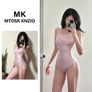 竞速泳衣女款20j25年新款遮肚显瘦专业训练高级感珍珠粉游泳馆专