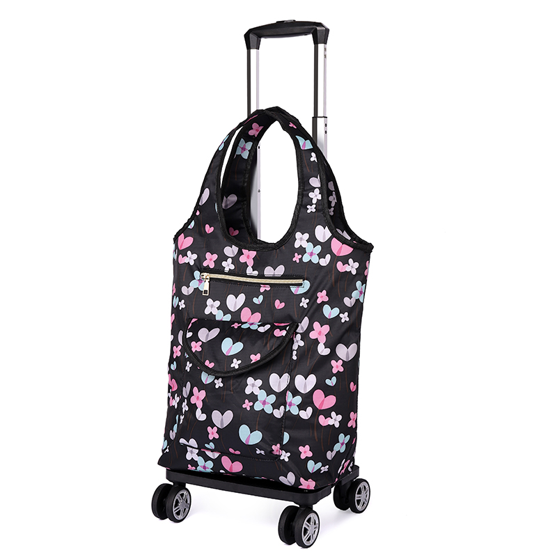 万向轮拉杆买菜车便携折叠轻便手拉车拖车老人手提购物买菜袋家用