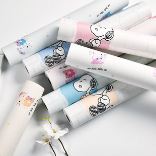 环保无甲醛无味h儿童房卡通墙纸自粘卧室温馨男孩女孩卧室装饰温