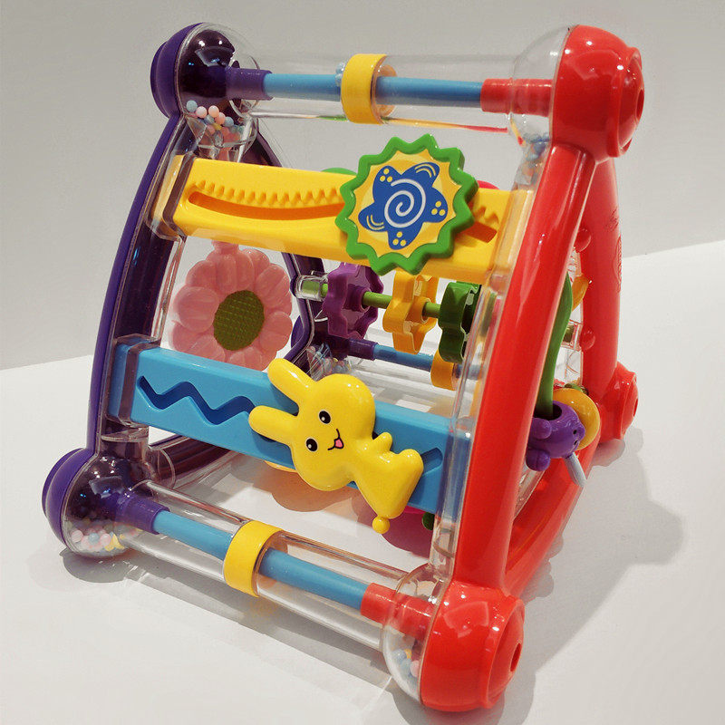 锻炼宝宝动手能力翻转三角架婴幼儿宝宝6-18个月男女孩多面体玩具,玩具/童车/益智/积木/模型,摇铃,淘宝优惠券,粉丝福利购,淘宝优惠卷