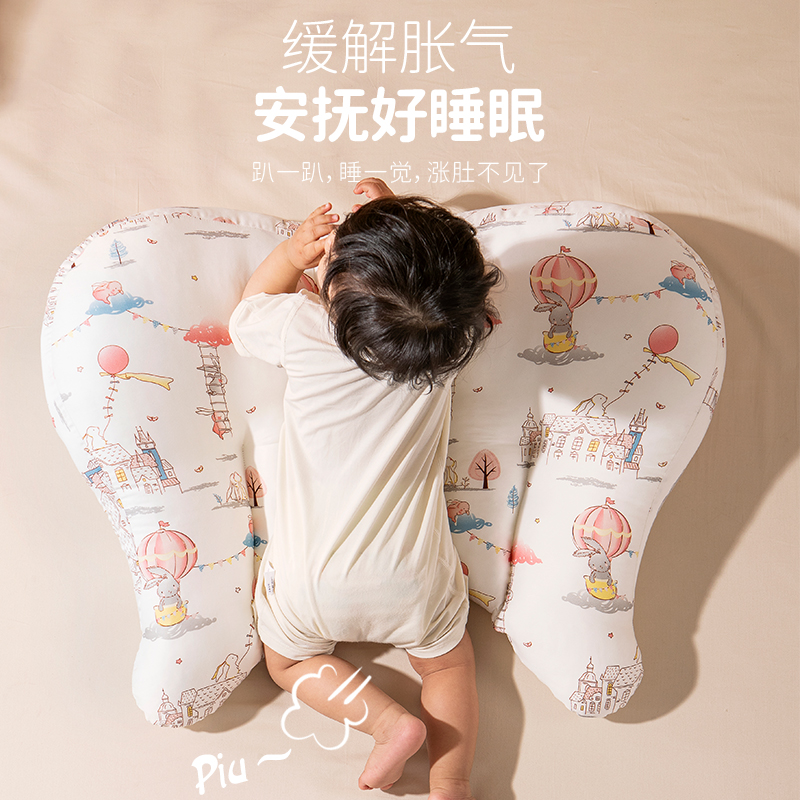 趴睡枕婴儿排气枕新生趴趴枕宝宝安抚防胀气擡头训练枕二月闹神器