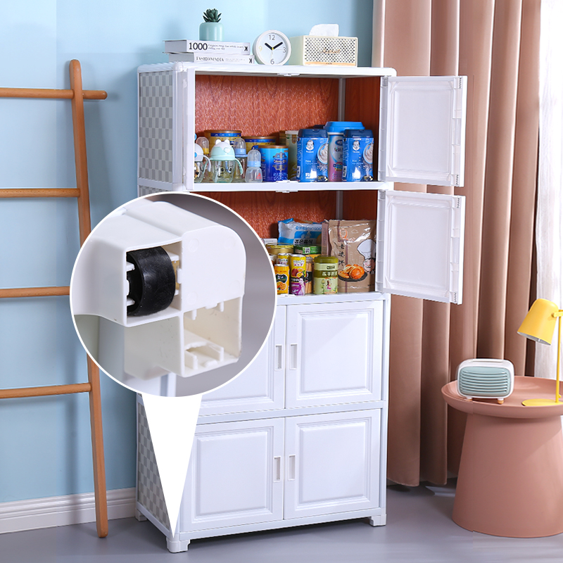 儿童衣柜家用卧室现代简约组装双开门简易衣橱塑料宝宝婴儿收纳柜