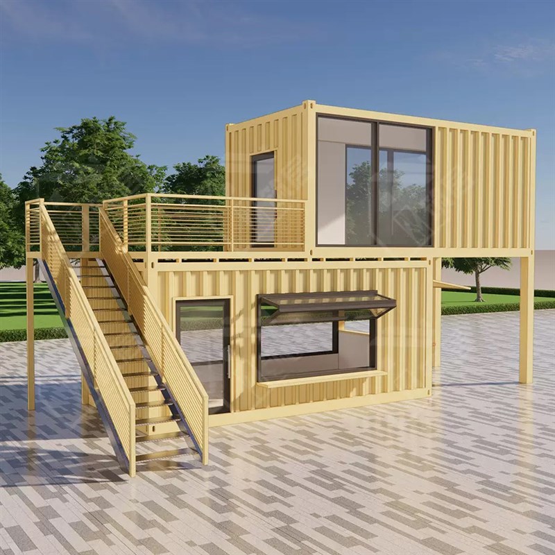 集装箱移动房住人定制波纹办公室网红商铺民宿咖啡奶茶店活动板房