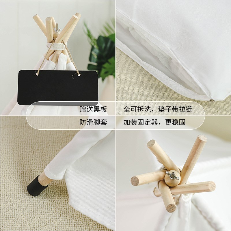 宠物帐篷猫窝可拆洗狗窝猫帐篷半封闭式保温猫房子可折叠猫别墅