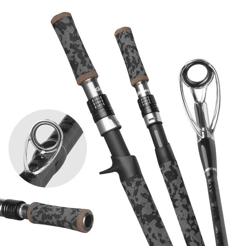 雷强竿锚鱼竿大物巨物竿碳素打黑钓路亚超硬调重雷竿超轻超轻