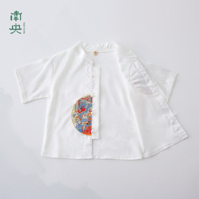 马面裙男童汉服夏季套装儿童唐装明制古装男孩中国风表演服新中式