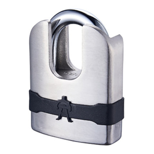 好汉挂锁宿舍防盗锁仓库铁门挂锁防水防锈锁头不锈钢挂锁带防尘盖