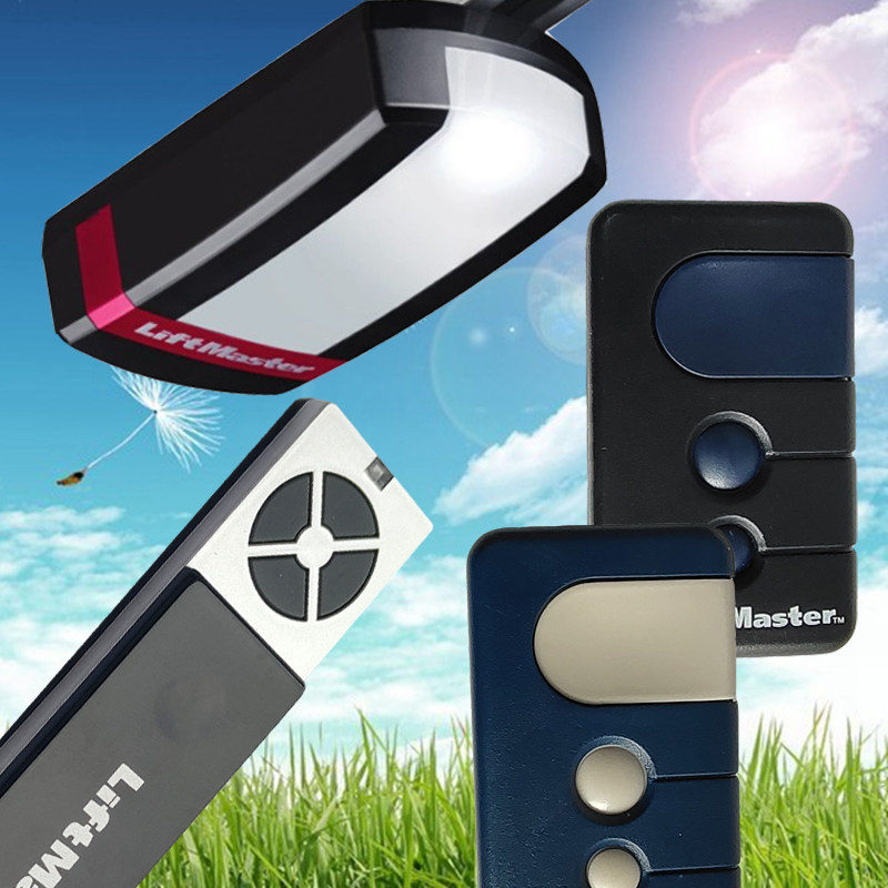 力马车库门遥控器电动翻板卷帘门433滚动码开门机LiftMaster