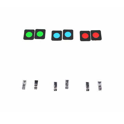 单键电脑裸机10厘米至2米薄膜按钮开关按键DIY开关自复位背胶固定