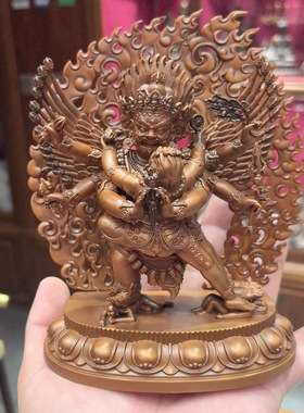 普巴金刚/普巴/金刚橛/橛金刚15cm紫铜佛像梵天藏传佛堂供奉摆件