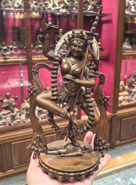 金刚亥母/多吉帕姆/多吉帕母/25cm紫铜佛像梵天佛堂供奉摆件