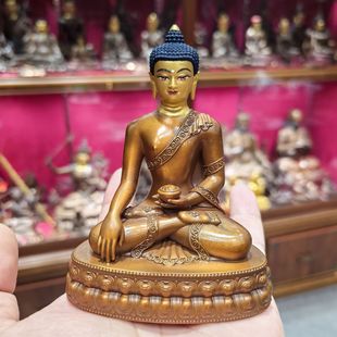 释迦牟尼佛/释迦佛/佛陀像/悉达多/三宝/10cm 紫铜佛像梵天藏传