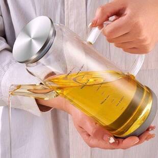 分酒器白酒家用高级感带刻度玻璃扎啤杯商用红酒醒酒器一斤装酒壶