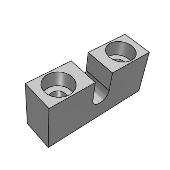 304不锈钢调整螺丝固定块PCB05AJKCS3-5-10/4/5/6/8/10/12/16