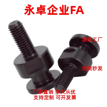 圆形外螺杆型浮动接头FJCLM6-1.0-6 简易型连接M4M5M6M8M10M16M20