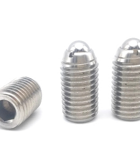 304不锈钢重型定位型钢珠顶珠 BSJL3-M16 加长型内六角球头柱塞