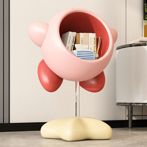 星之卡比卡通落地零食收纳架摆件客厅沙发乔迁新居礼品