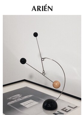 认准!Desk Mobiles考尔德艺术平衡装置动态雕塑小众侘寂摆件