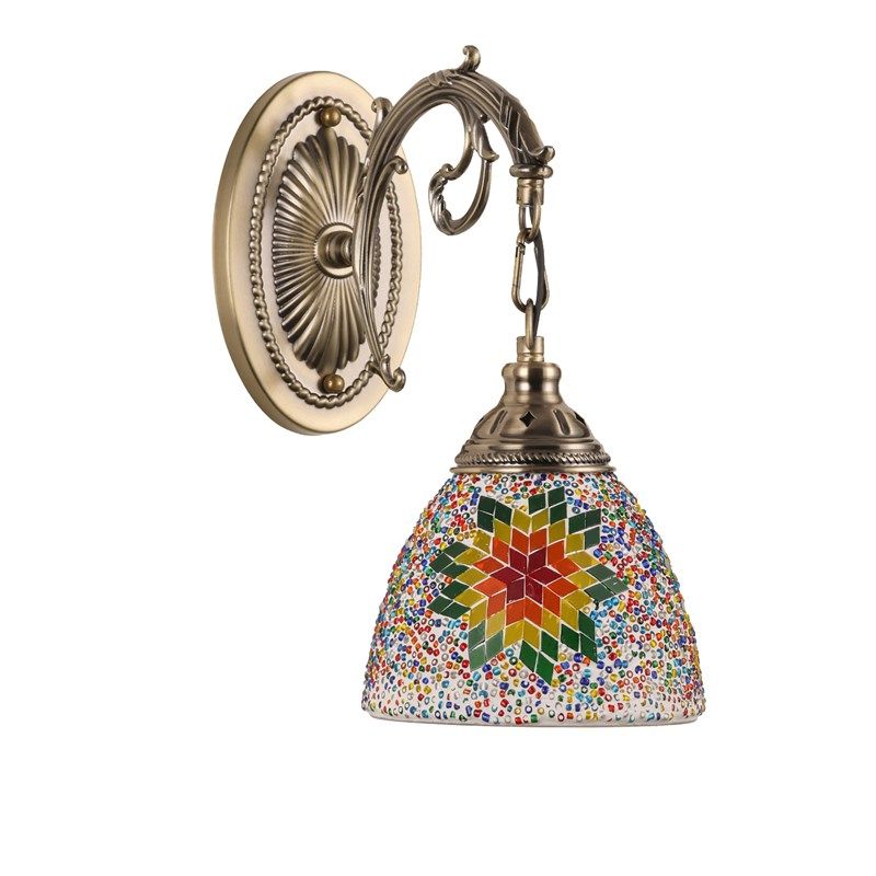 欧式复古民族特色餐厅走廊阳台楼梯间民宿火锅店咖啡厅壁灯