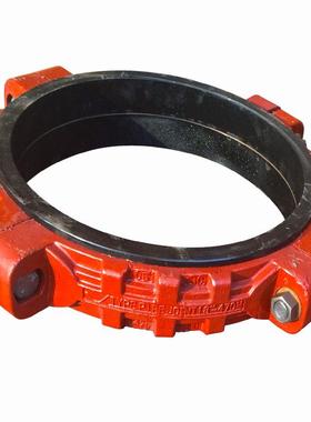 钢制矿用350KRH卡箍接头EPDM胶圈柔性接头沟槽式