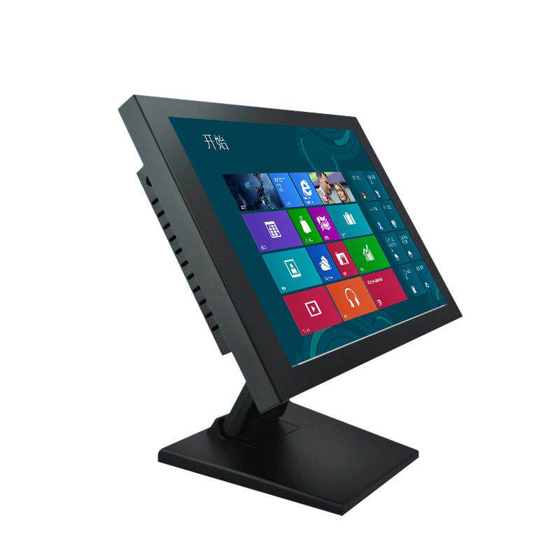 12/15/17寸触摸屏触控查询一体机工控一体机智能桌面点餐机电脑