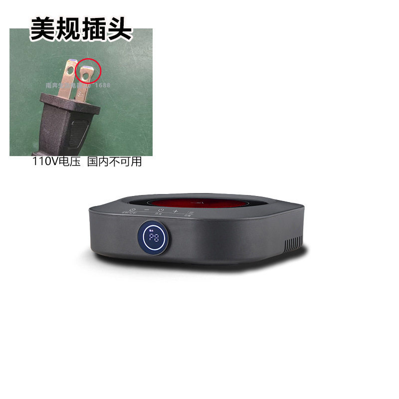 110V美式插头电陶炉迷你智能电茶炉电热炉烧水煮茶保温定时煮茶炉