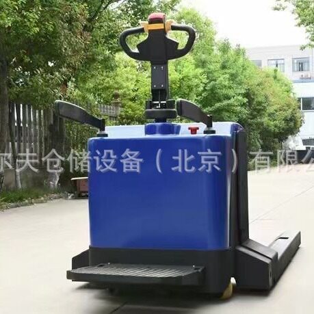 加长货叉纸卷卷材电动托盘搬运车地牛北京液压叉车