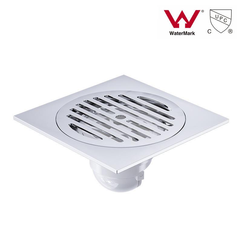 全铜15cm大地漏天台阳台防臭地漏室外大排量DN75/110管工程款淋浴