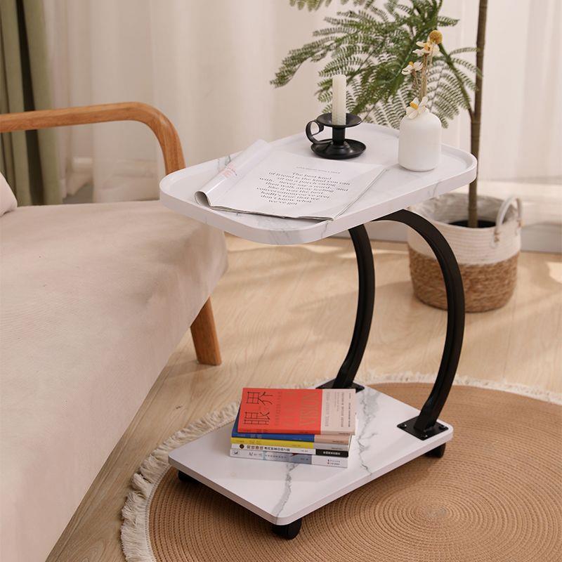 边几可移动茶几客厅家用沙发小推车带轮小桌子简易床头置物架边桌