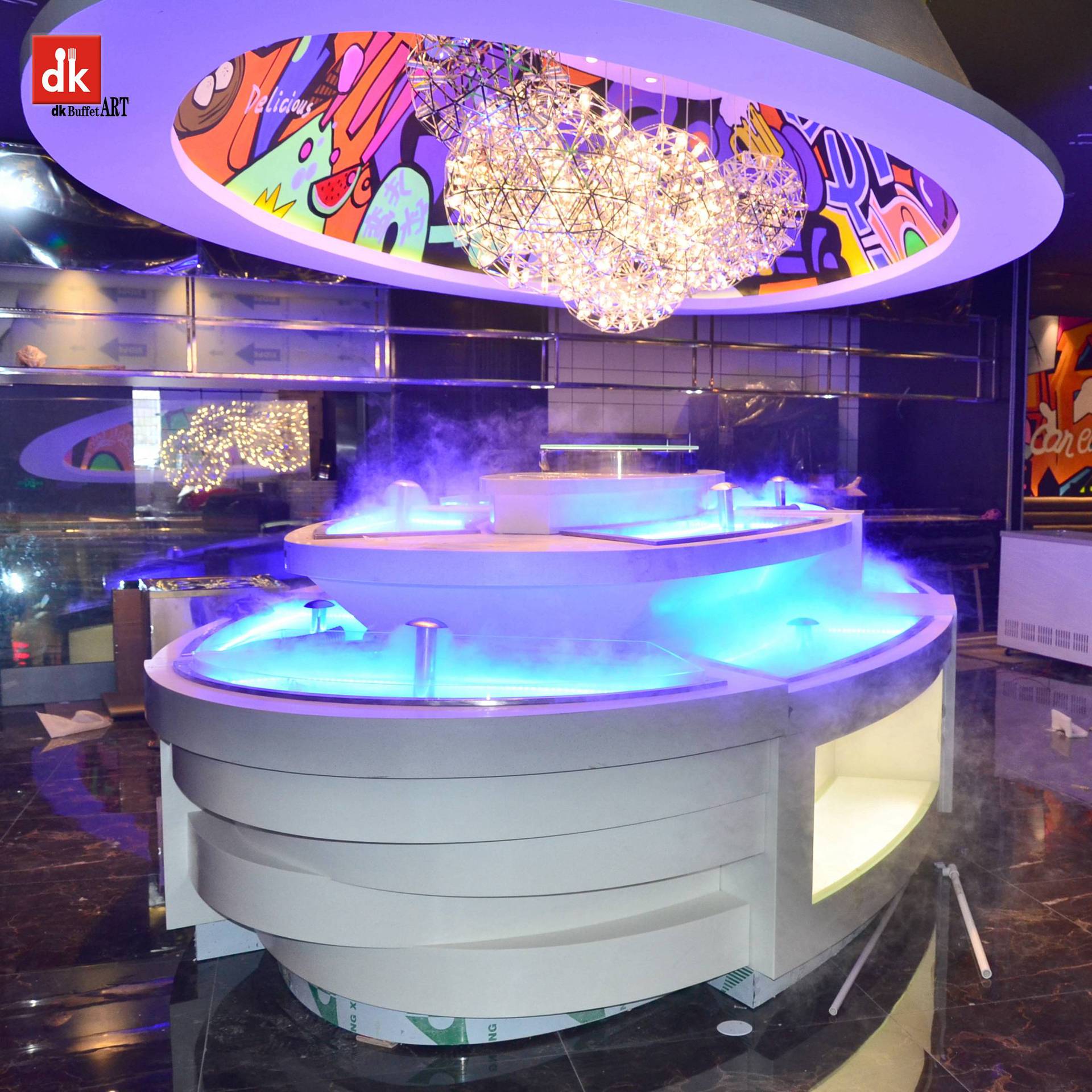 自助餐具 餐厨配套设备 自助餐台面设计