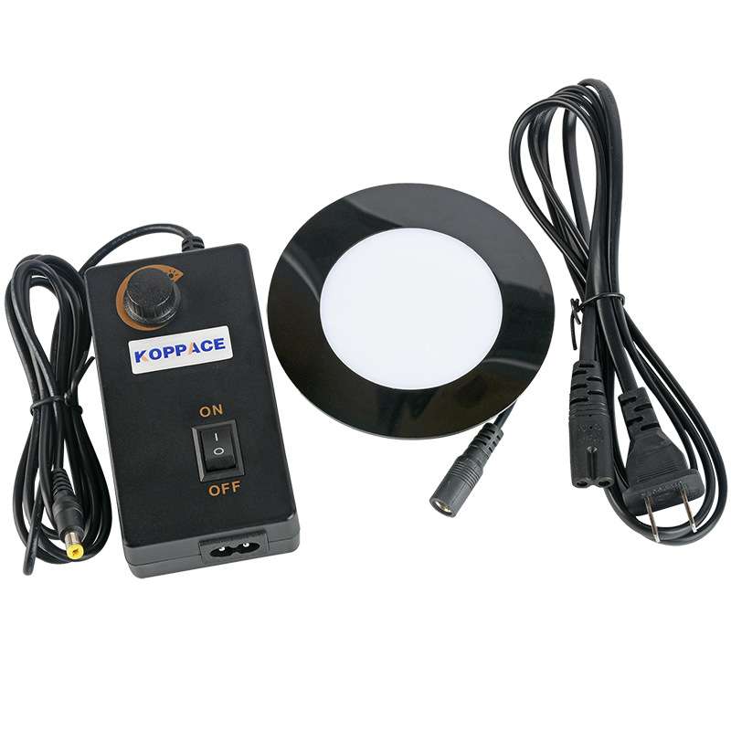 电子显微镜LED底光源 64颗白光灯珠 安装直径75mm 通光面65mm