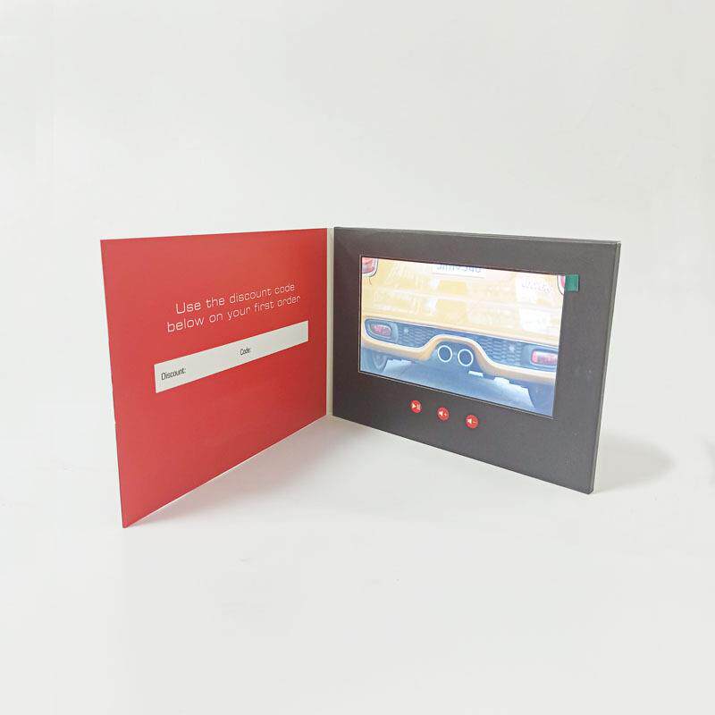 直发7寸视频贺卡LCD高清电子贺卡企业商务节日通用贺卡