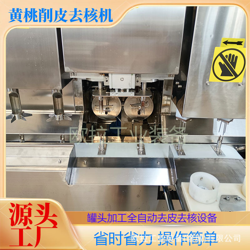 全自动商用带核水果去皮去核机