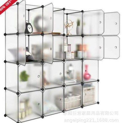 塑料组装衣柜拆装折叠收纳储物柜子韩式成人儿童衣橱多功能多层