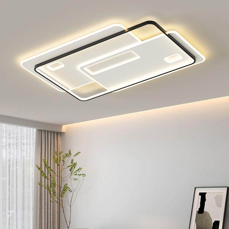 2024新款客厅卧室led吸顶灯具饰套餐组合简约风广东中山直销