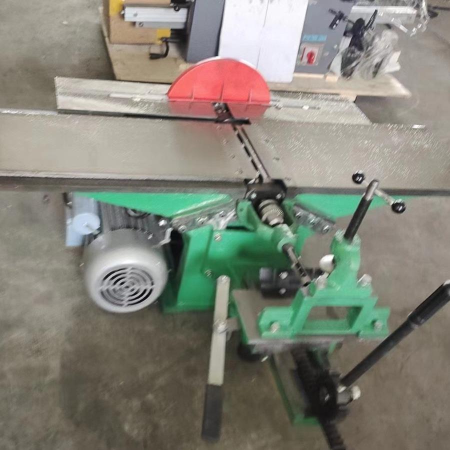 多功能台式台刨木工组合式刨床平刨压刨钻眼一体机